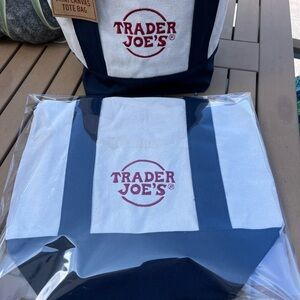 Trader Joe’s Mini Canvas Tote Bag - Blue
